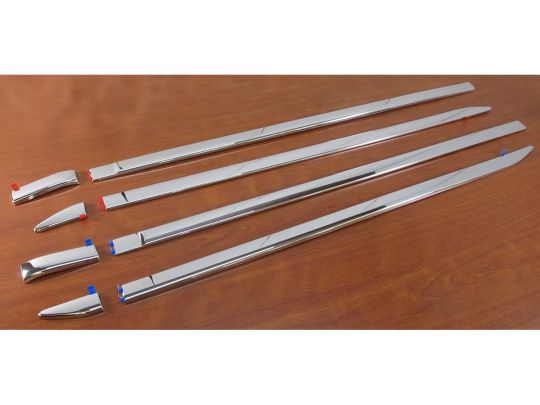 Genuine Mopar Chrome Door Molding Spears Complete Kit For Left And Right Crew Cab 5'7"