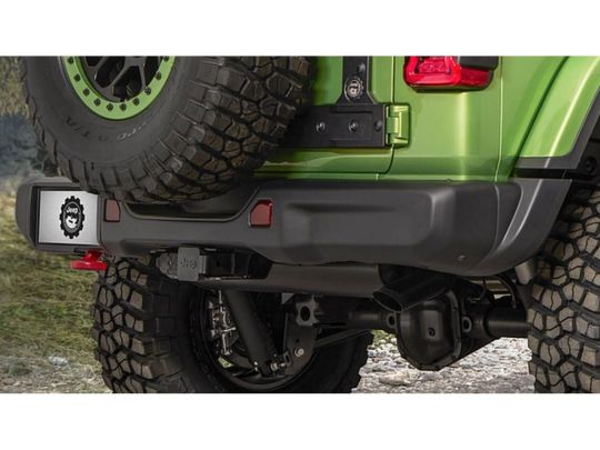 Genuine Mopar Rear Rubicon Bumper Black Steel E-Coated