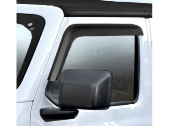 Genuine Mopar Side Window Air Deflectors - 2 Door - Tinted Smoke