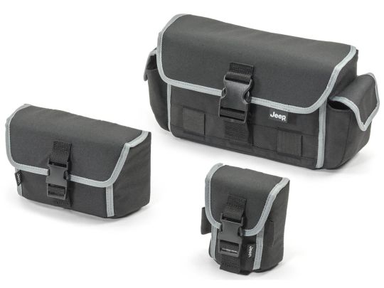 Genuine Mopar MOLLE Bags Kit Of 3 For Rubicon Seatback