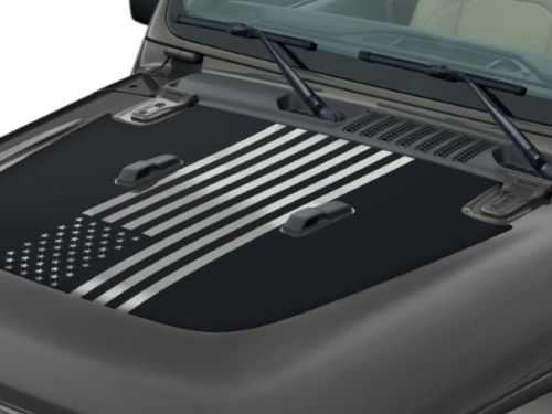 Genuine Mopar Hood Decal American Flag