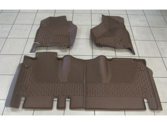 Genuine Mopar All Weather Mats Mega Cab Bucket Seats Brown