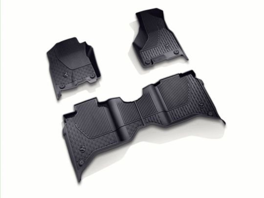 Genuine Mopar All Weather Mats Black Front & Rear - PTO