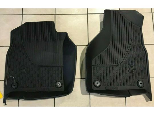 Genuine Mopar All Weather Mats Black Front - PTO