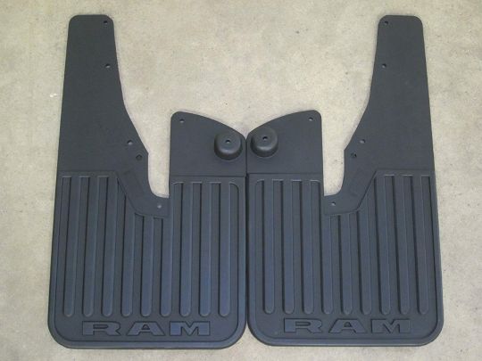 Genuine Mopar Splash Guards Front With Fender Flares