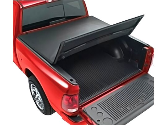 Genuine Mopar Tonneau Cover Tri-Fold Black Premium Fabric 6.4' Bed