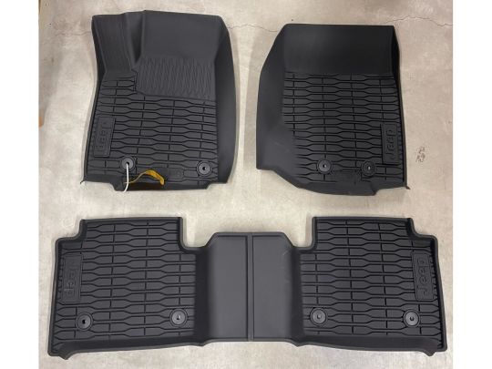 Genuine Mopar All Weather Floor Mats For Two Row With Gas Engine