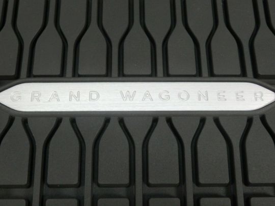 Genuine Mopar All Weather Rubber Cargo Tray With Grand Wagoneer Logo For Long Wheel Base LWB