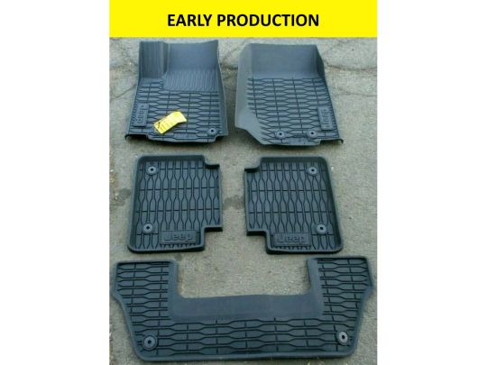 Genuine Mopar All Weather Floor Mats Full Kit For Three Row Models Early Production