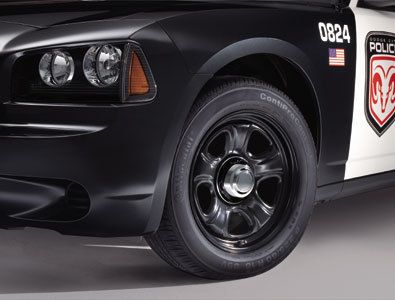 Genuine Mopar Wheel Police Edition Black Steel