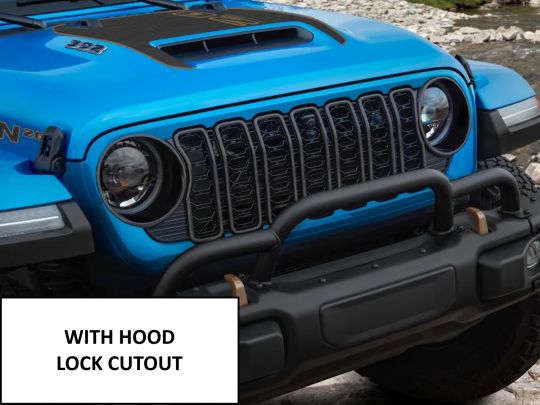 Genuine Mopar Rubicon 20th Anniversary Grille With Hood Lock Option