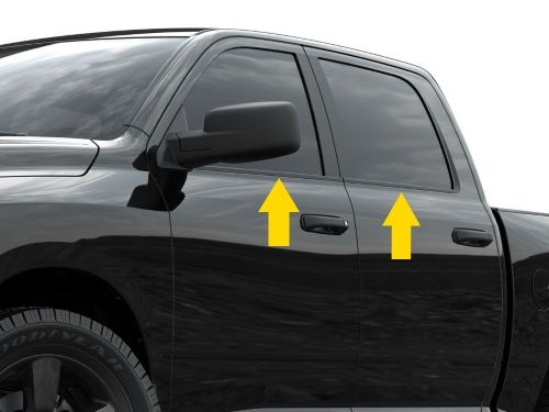 Genuine Mopar Trim Kit Window Molding Black