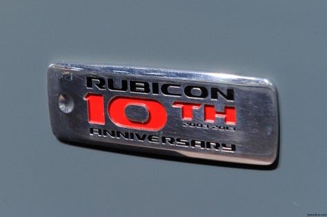 Genuine Mopar Emblem Rubicon 10th Anniversary